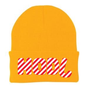 Hodl Crypto Currency Candy Cane Christmas Logo Knit Cap Winter Beanie