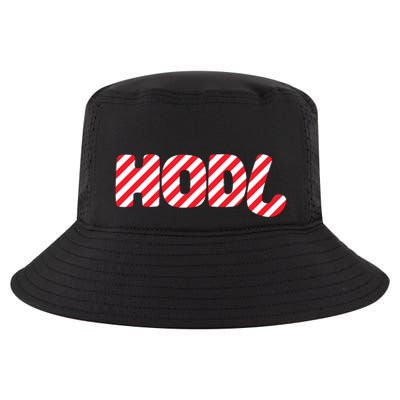 Hodl Crypto Currency Candy Cane Christmas Logo Cool Comfort Performance Bucket Hat