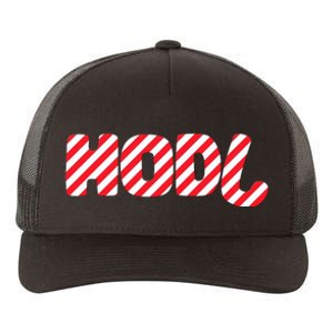 Hodl Crypto Currency Candy Cane Christmas Logo Yupoong Adult 5-Panel Trucker Hat