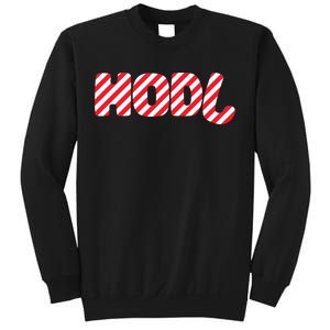 Hodl Crypto Currency Candy Cane Christmas Logo Sweatshirt