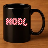 Hodl Crypto Currency Candy Cane Christmas Logo 11oz C Handle Ceramic Mug