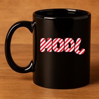 Hodl Crypto Currency Candy Cane Christmas Logo 11oz C Handle Ceramic Mug