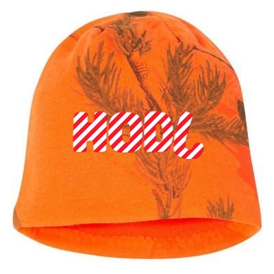 Hodl Crypto Currency Candy Cane Christmas Logo Kati - Camo Knit Beanie