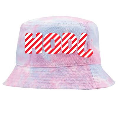 Hodl Crypto Currency Candy Cane Christmas Logo Tie-Dyed Bucket Hat