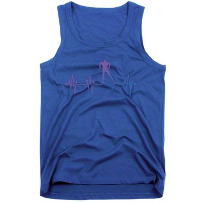 Heartbeat Cross Country Skiing And Gift Tank Top