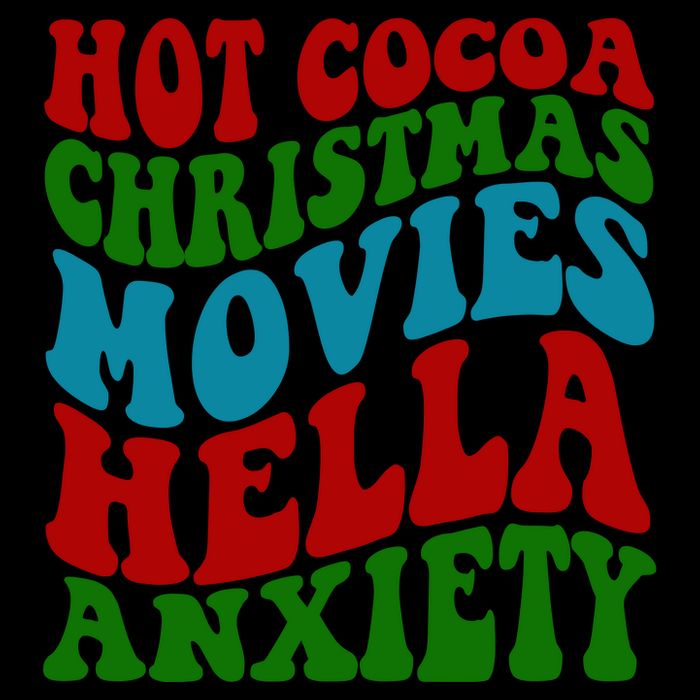 Hot Cocoa Christmas Movies Hella Anxiety Christmas Backpack