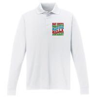 Hot Cocoa Christmas Movies Hella Anxiety Christmas Performance Long Sleeve Polo