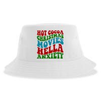 Hot Cocoa Christmas Movies Hella Anxiety Christmas Sustainable Bucket Hat