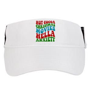 Hot Cocoa Christmas Movies Hella Anxiety Christmas Adult Drive Performance Visor