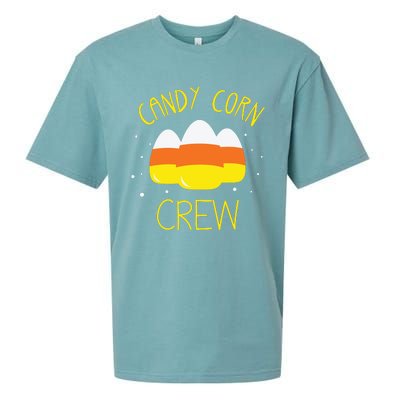 Halloween Candy Corn Squad Team Candy Corn Crew Halloween Sueded Cloud Jersey T-Shirt