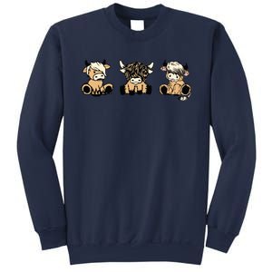 Highland Cow Cute Cow Western Sweatshirt