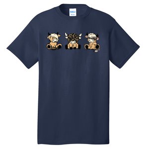 Highland Cow Cute Cow Western Tall T-Shirt