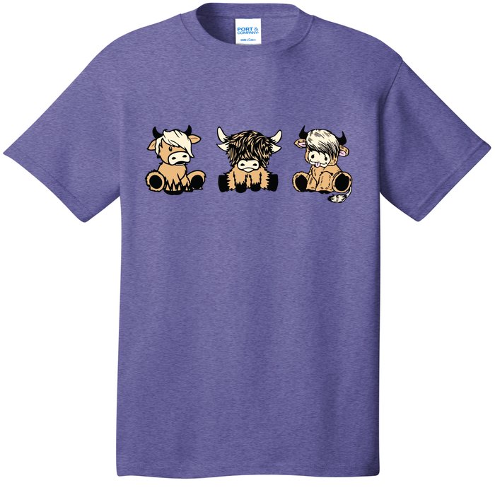 Highland Cow Cute Cow Western T-Shirt