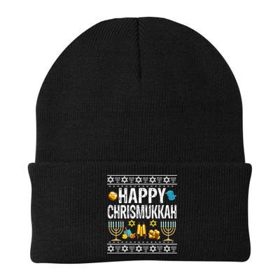 Happy Chrismukkah Challah Christian Holiday Jewish Gift  Beanie