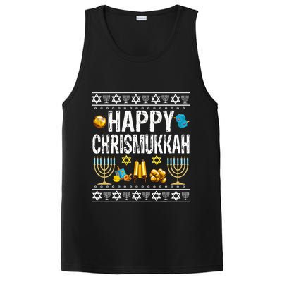 Happy Chrismukkah Challah Christian Holiday Jewish Gift  PosiCharge Competitor Tank