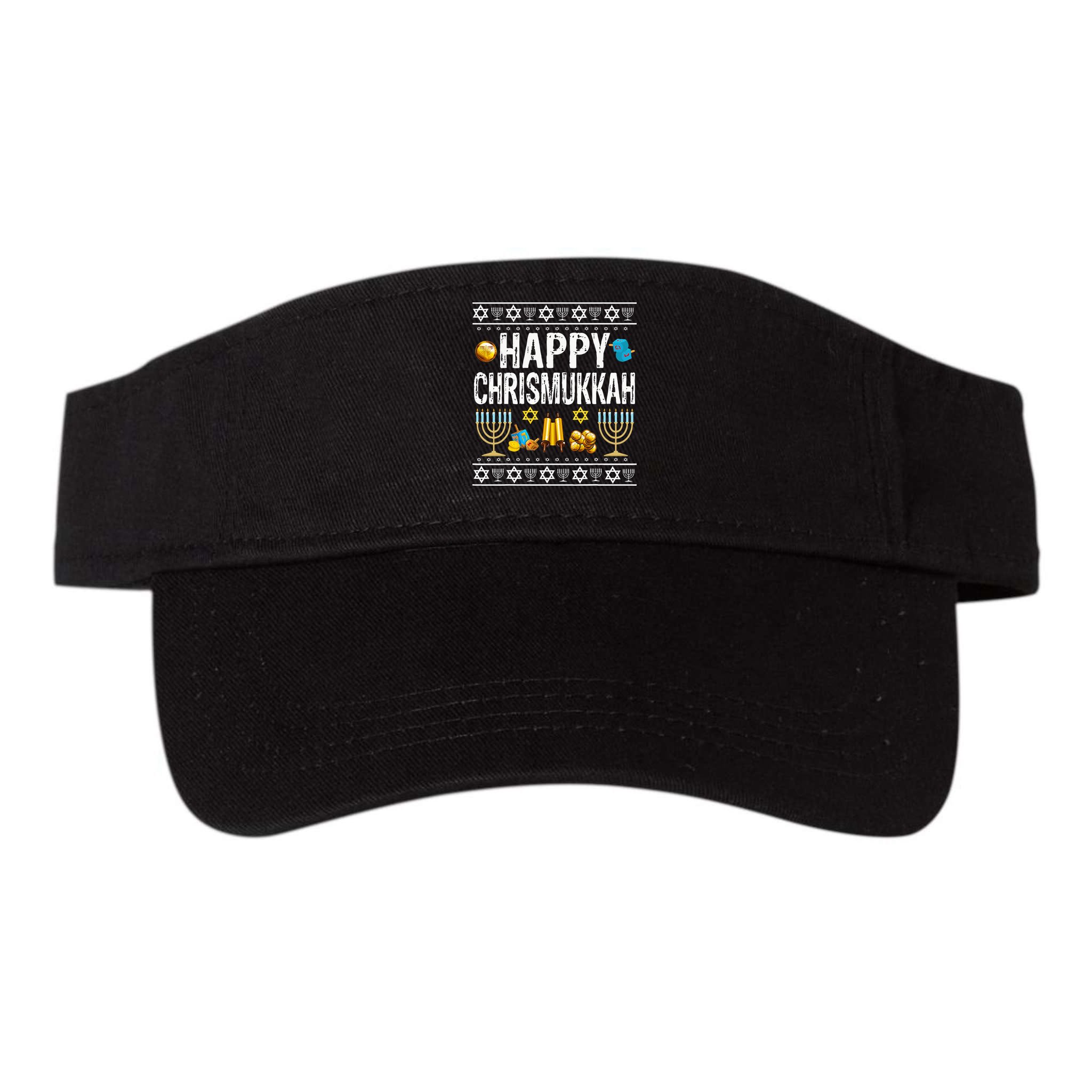 Happy Chrismukkah Challah Christian Holiday Jewish Gift  Visor