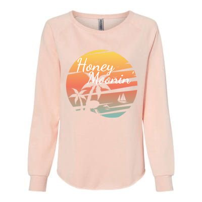 Honeymoon Couples Cool Gift Just Married Matching Honeymooning Trip Gift Womens California Wash Sweatshirt