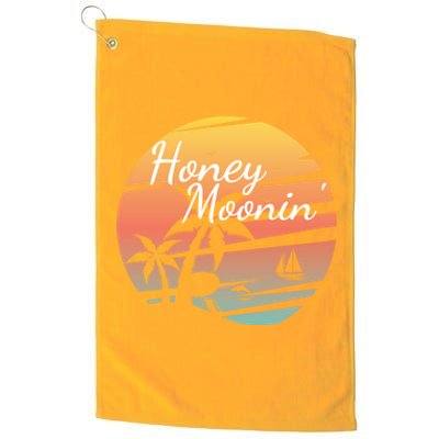 Honeymoon Couples Cool Gift Just Married Matching Honeymooning Trip Gift Platinum Collection Golf Towel