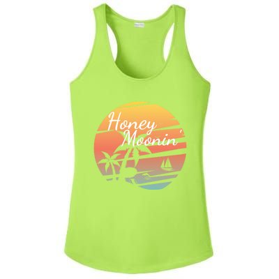 Honeymoon Couples Cool Gift Just Married Matching Honeymooning Trip Gift Ladies PosiCharge Competitor Racerback Tank