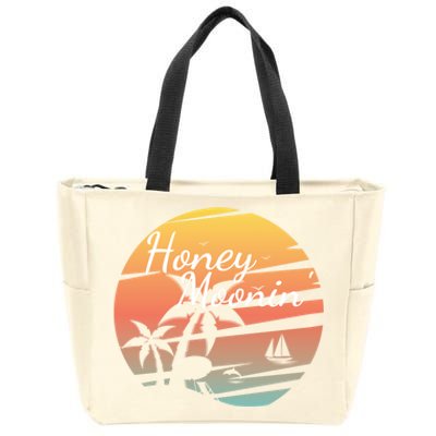 Honeymoon Couples Cool Gift Just Married Matching Honeymooning Trip Gift Zip Tote Bag