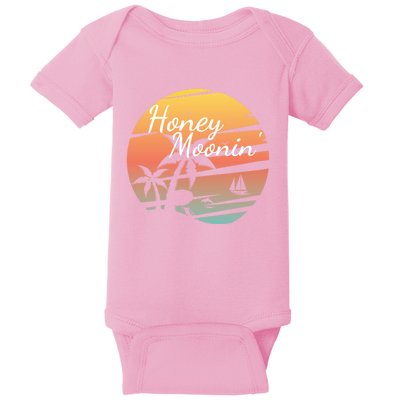 Honeymoon Couples Cool Gift Just Married Matching Honeymooning Trip Gift Baby Bodysuit