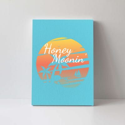 Honeymoon Couples Cool Gift Just Married Matching Honeymooning Trip Gift Canvas