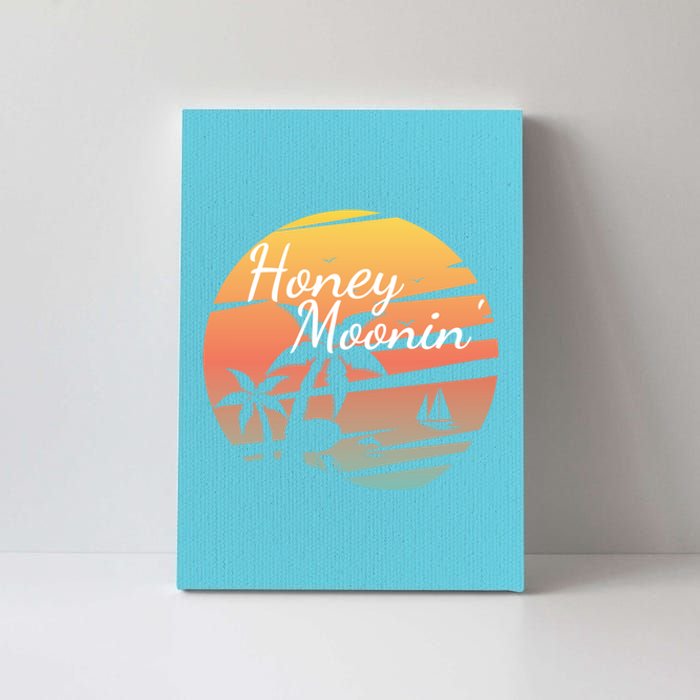 Honeymoon Couples Cool Gift Just Married Matching Honeymooning Trip Gift Canvas