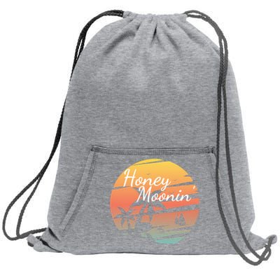 Honeymoon Couples Cool Gift Just Married Matching Honeymooning Trip Gift Sweatshirt Cinch Pack Bag