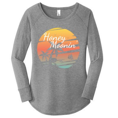 Honeymoon Couples Cool Gift Just Married Matching Honeymooning Trip Gift Women's Perfect Tri Tunic Long Sleeve Shirt