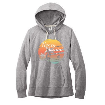 Honeymoon Couples Cool Gift Just Married Matching Honeymooning Trip Gift Women's Fleece Hoodie