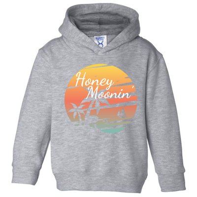 Honeymoon Couples Cool Gift Just Married Matching Honeymooning Trip Gift Toddler Hoodie