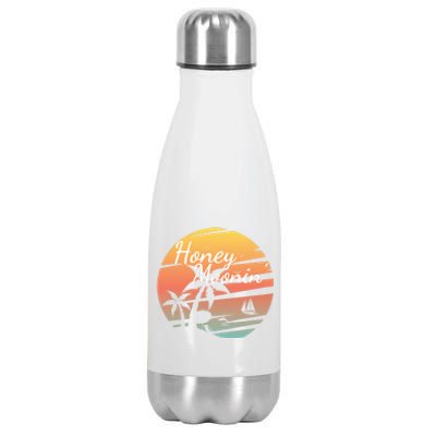 Honeymoon Couples Cool Gift Just Married Matching Honeymooning Trip Gift Stainless Steel Insulated Water Bottle