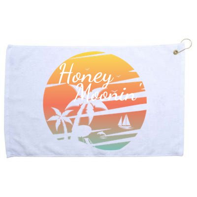 Honeymoon Couples Cool Gift Just Married Matching Honeymooning Trip Gift Grommeted Golf Towel