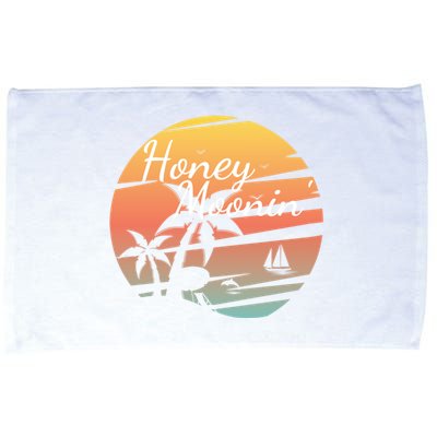 Honeymoon Couples Cool Gift Just Married Matching Honeymooning Trip Gift Microfiber Hand Towel