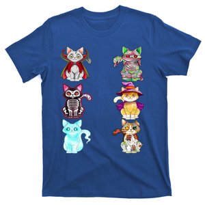 Halloween Cat Costume Witch Zombie Skeleton Ghost Monster Funny Gift T-Shirt