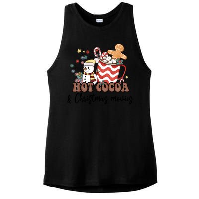 Hot Cocoa & Christmas Movies Ladies PosiCharge Tri-Blend Wicking Tank