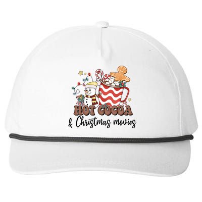 Hot Cocoa & Christmas Movies Snapback Five-Panel Rope Hat