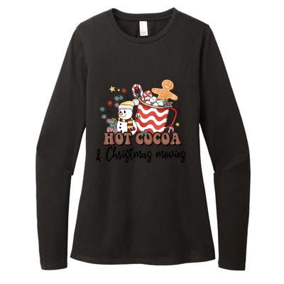 Hot Cocoa & Christmas Movies Womens CVC Long Sleeve Shirt