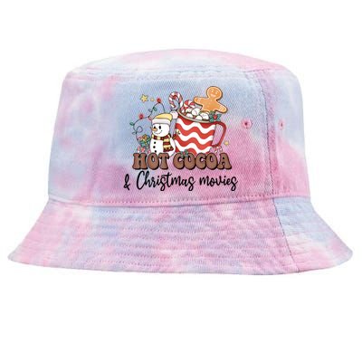 Hot Cocoa & Christmas Movies Tie-Dyed Bucket Hat