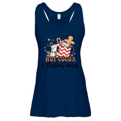 Hot Cocoa & Christmas Movies Ladies Essential Flowy Tank