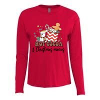 Hot Cocoa & Christmas Movies Womens Cotton Relaxed Long Sleeve T-Shirt