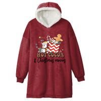 Hot Cocoa & Christmas Movies Hooded Wearable Blanket