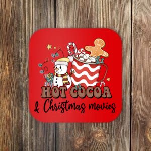 Hot Cocoa & Christmas Movies Coaster