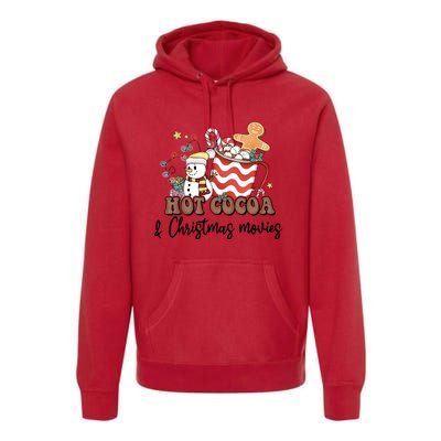 Hot Cocoa & Christmas Movies Premium Hoodie