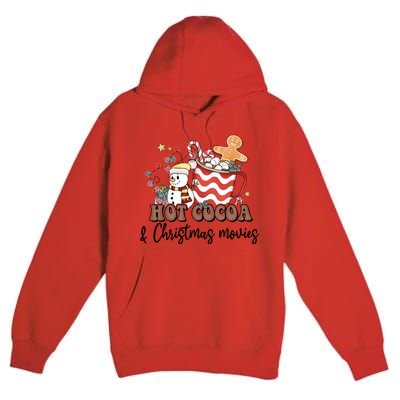 Hot Cocoa & Christmas Movies Premium Pullover Hoodie