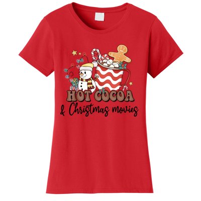 Hot Cocoa & Christmas Movies Women's T-Shirt