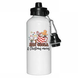 Hot Cocoa & Christmas Movies Aluminum Water Bottle