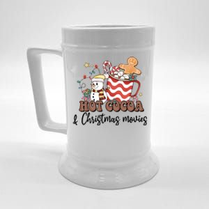 Hot Cocoa & Christmas Movies Beer Stein