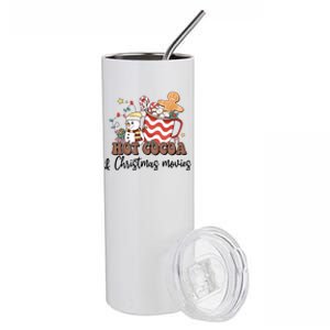 Hot Cocoa & Christmas Movies Stainless Steel Tumbler