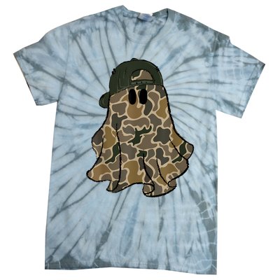 Halloween Camouflage Camo Ghost Hello Hunting Season Tie-Dye T-Shirt